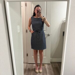 Tommy Hilfiger Navy Polkadot Dress, Size 6